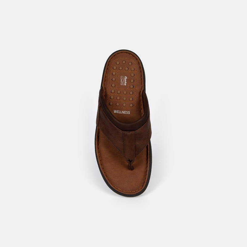 SANDALIAS HOMBRE BATA MARRÓN CASUALES COMFIT - 4