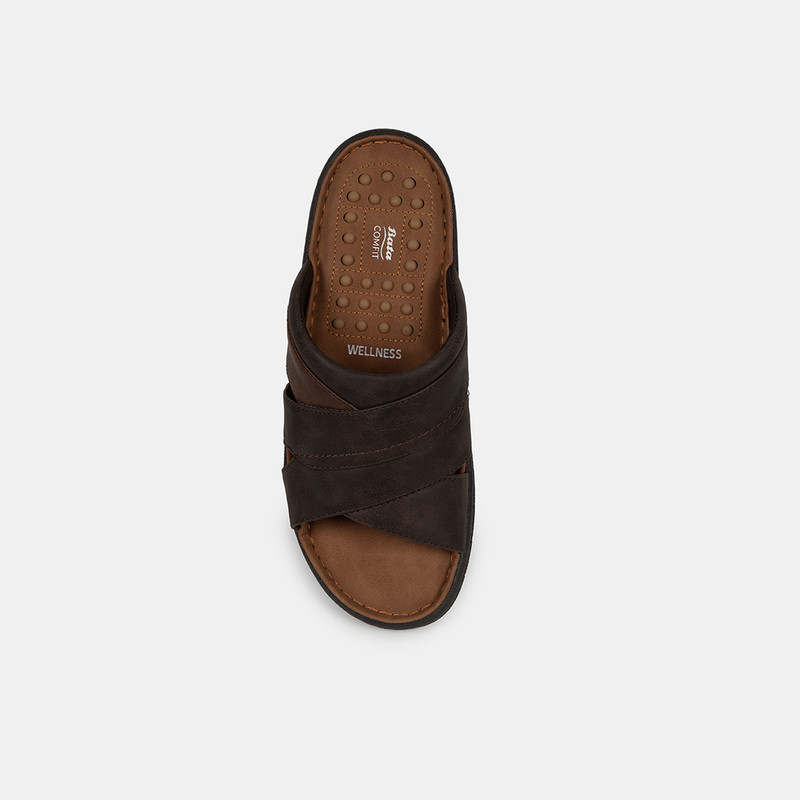 SANDALIAS HOMBRE BATA MARRÓN CASUALES COMFIT - 4