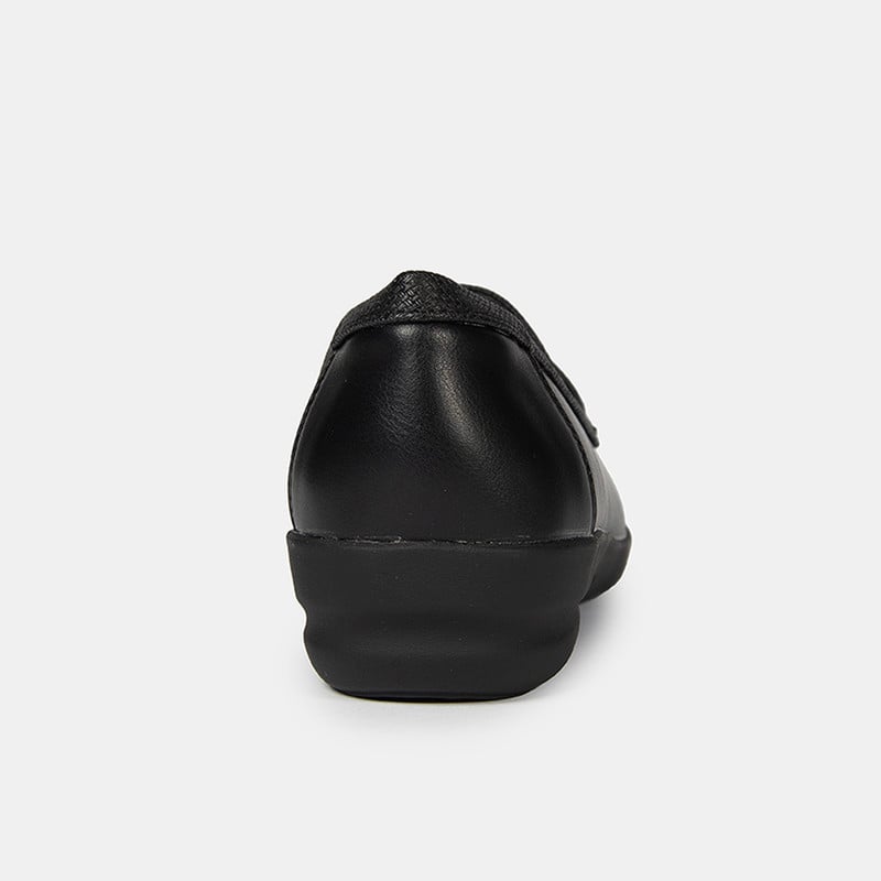 MOCASINES MUJER BATA NEGRO CASUALES COMFIT - 3