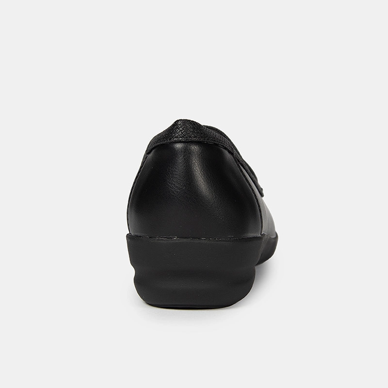 MOCASINES MUJER BATA NEGRO CASUALES COMFIT - 3