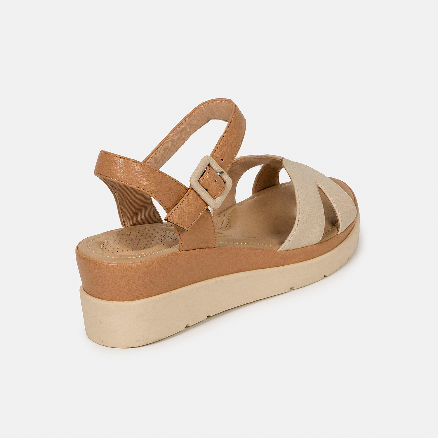 SANDALIAS MUJER BATA MARRÓN CASUALES COMFIT - 2