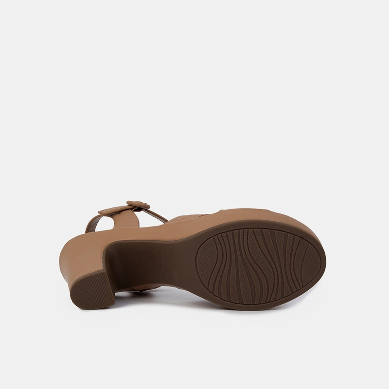 SANDALIAS MUJER BATA MARRÓN CASUALES COMFIT - 4