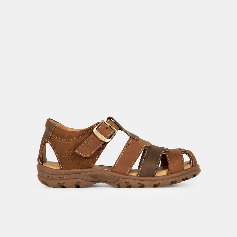 SANDALIAS CASUALES NIÑO BUBBLEGUMMERS MARRÓN - 1