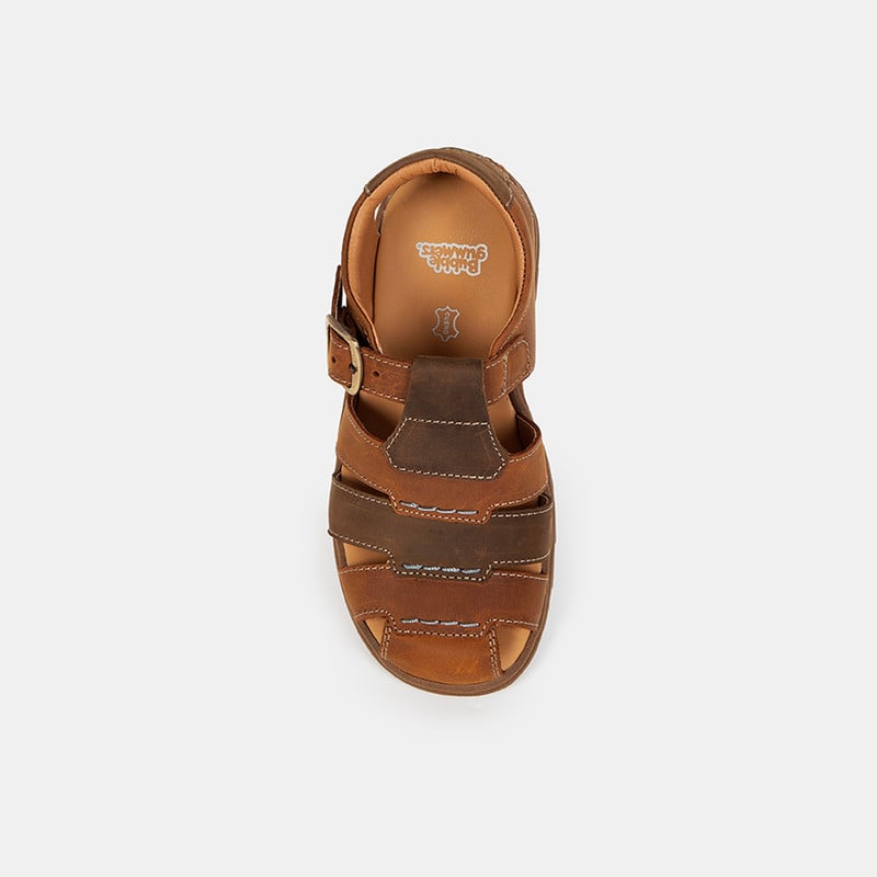 SANDALIAS CASUALES NIÑO BUBBLEGUMMERS MARRÓN - 4