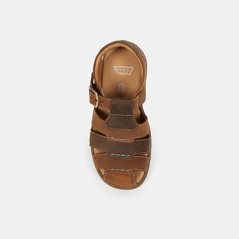 SANDALIAS CASUALES NIÑO BUBBLEGUMMERS MARRÓN - 4