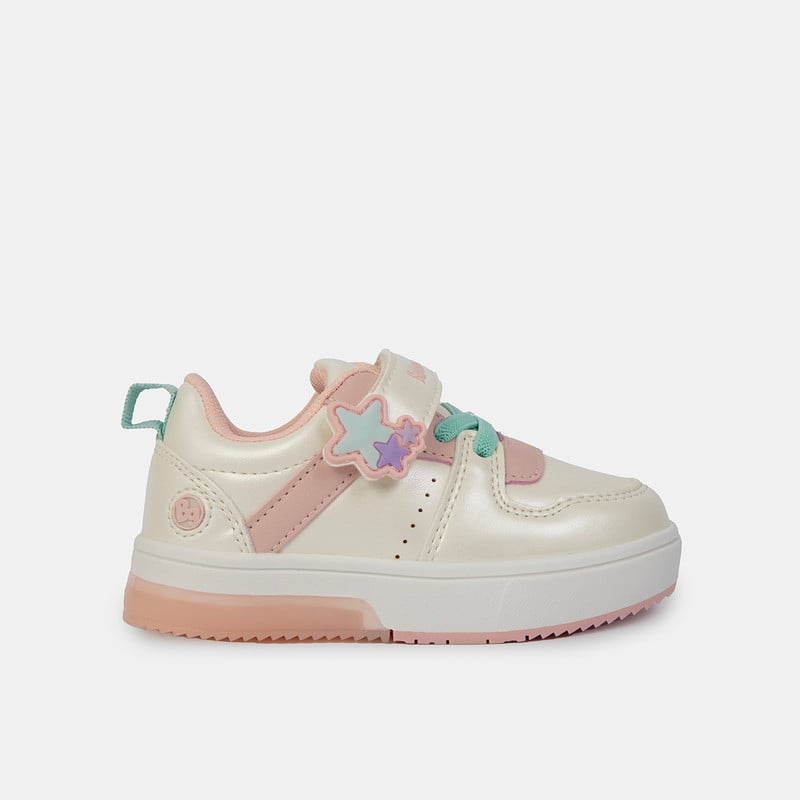 ZAPATILLAS NIÑA BUBBLEGUMMERS OFF WHITE CON LUCES - 1