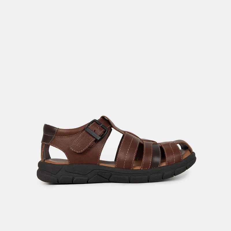 SANDALIAS HOMBRE BATA MARRÓN CASUALES - 1