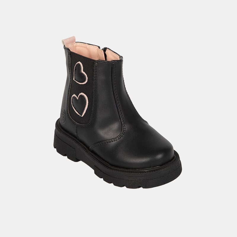 BOTINES NIÑA BUBBLEGUMMERS NEGRO CASUALES - 2