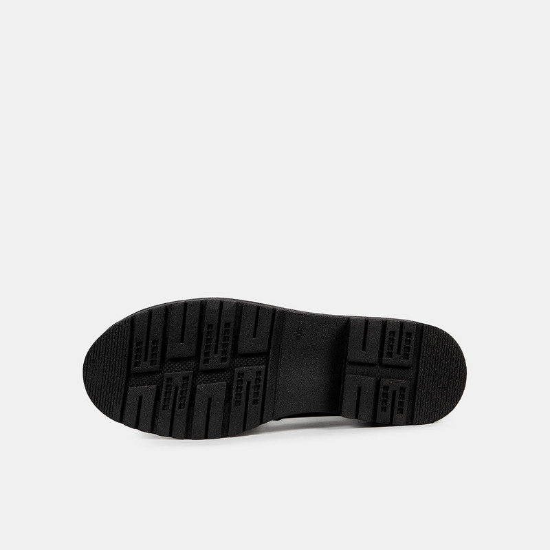 MOCASINES MUJER BATA NEGRO CASUALES - 5