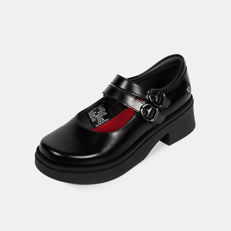 ZAPATOS ESCOLARES MUJER BATA NEGRO - 2