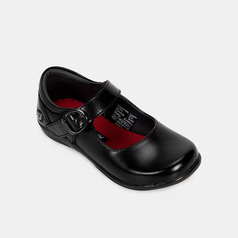 ZAPATILLAS ESCOLARES NIÑA BATA NEGRO - 2