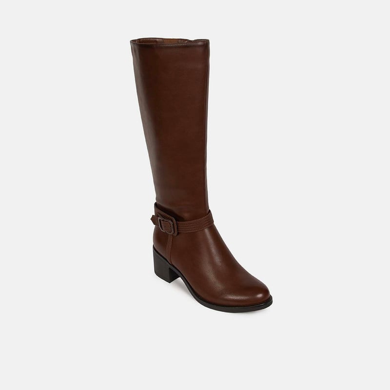 BOTAS CASUALES MUJER BATA MARRÓN - 2