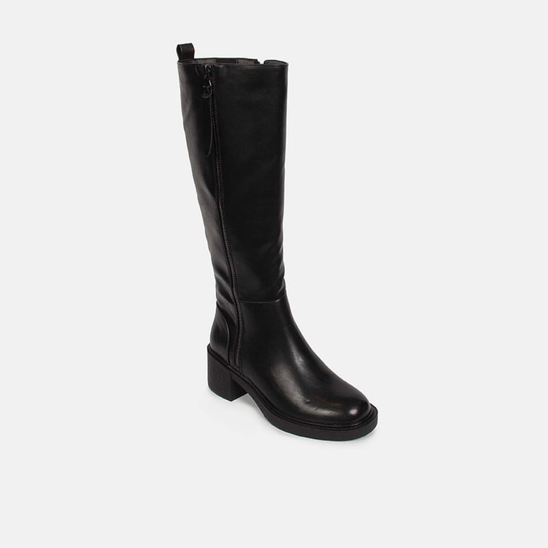 BOTAS CASUALES MUJER BATA NEGRO - 2