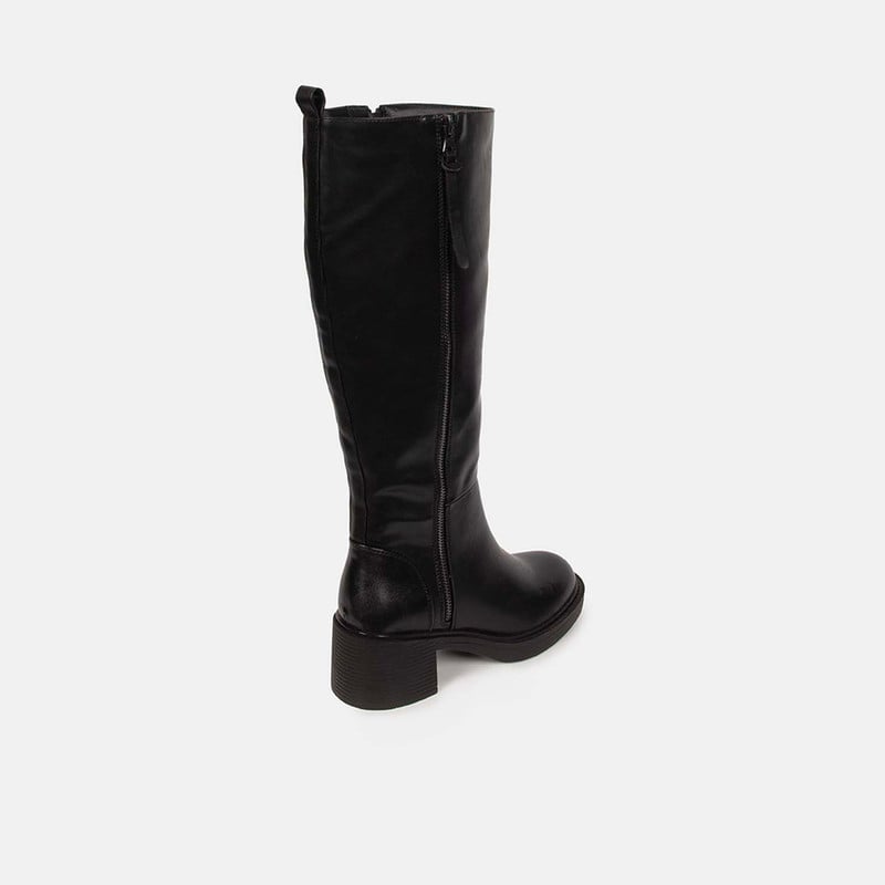 BOTAS CASUALES MUJER BATA NEGRO - 3