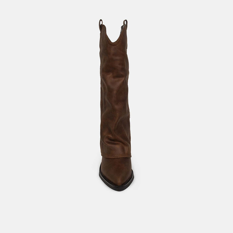 BOTAS CASUALES MUJER BATA MARRÓN - 4