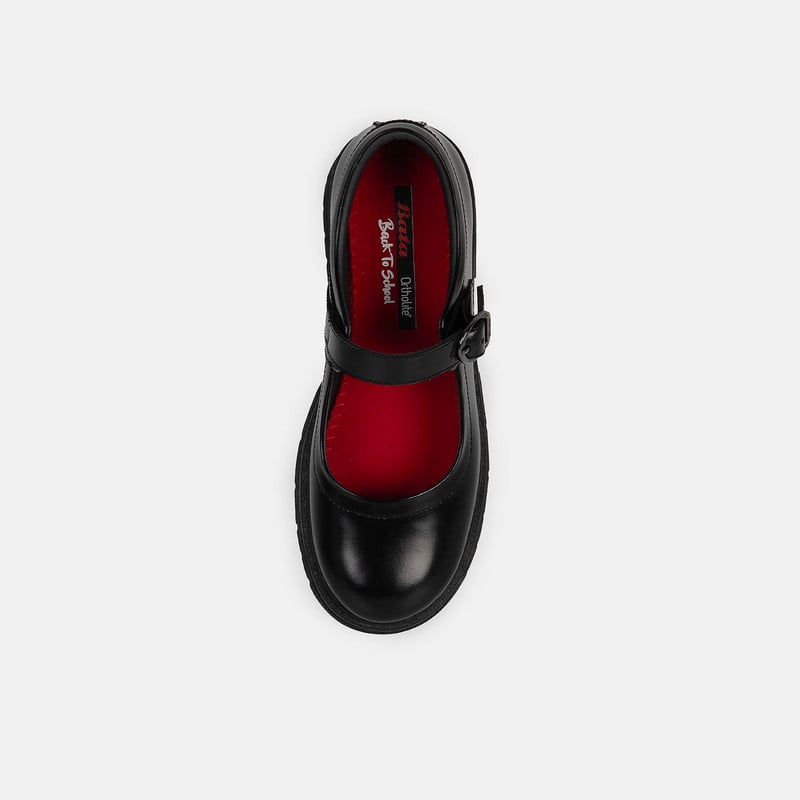 ZAPATOS ESCOLARES NIÑA BATA NEGRO - 5