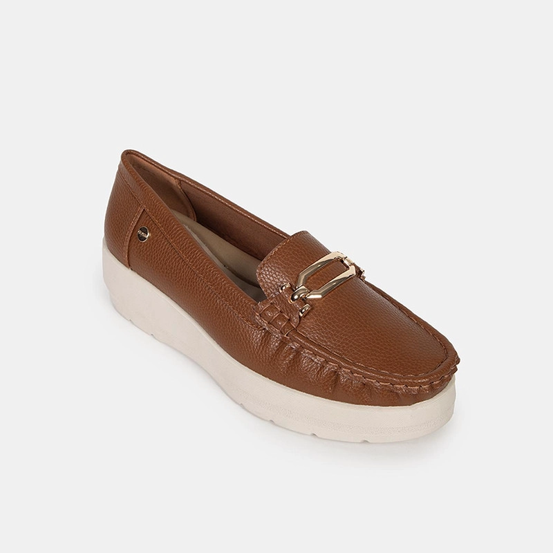 MOCASINES CASUALES MUJER BATA COMFIT MARRÓN - 2