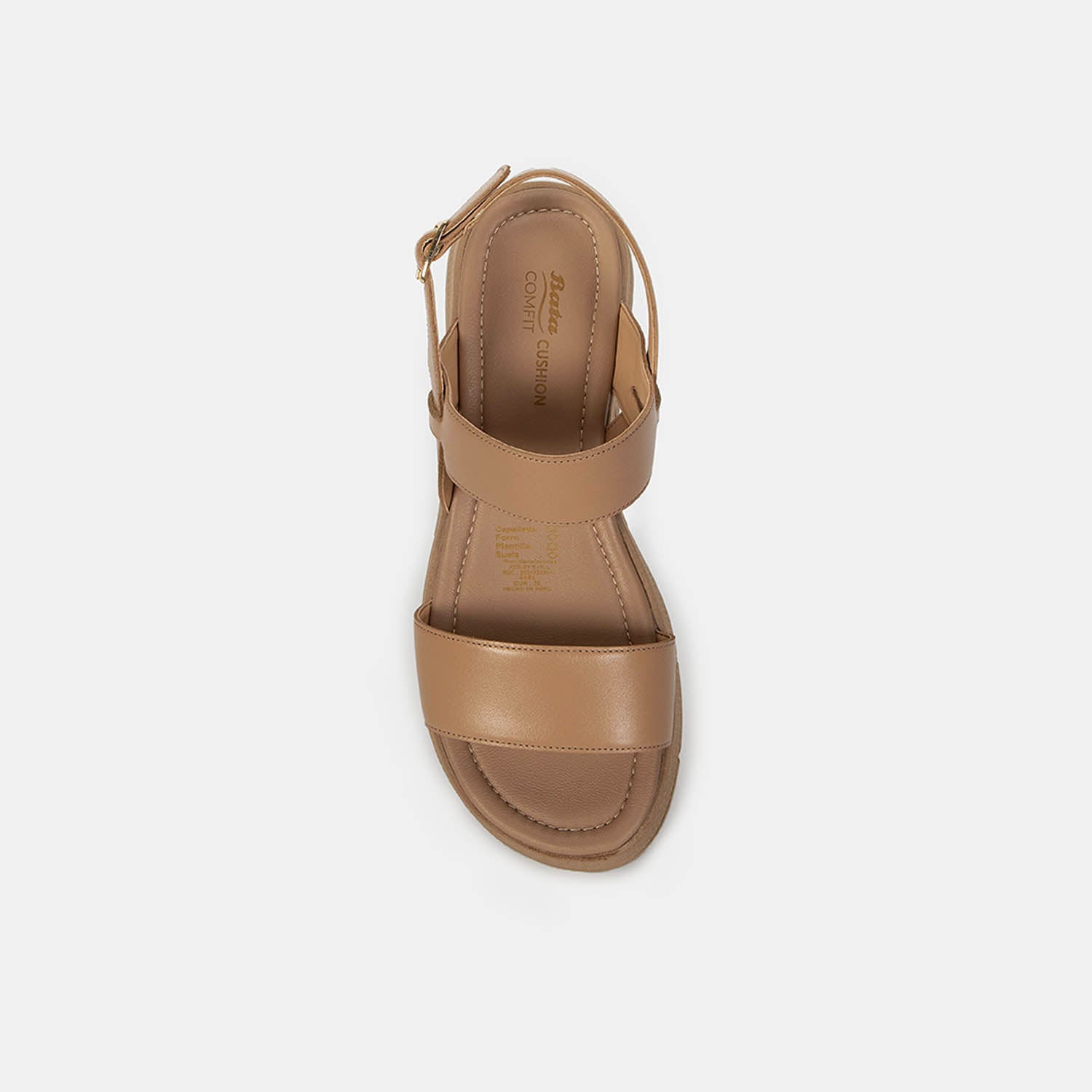 SANDALIAS CASUALES BATA COMFIT BEIGE - 2