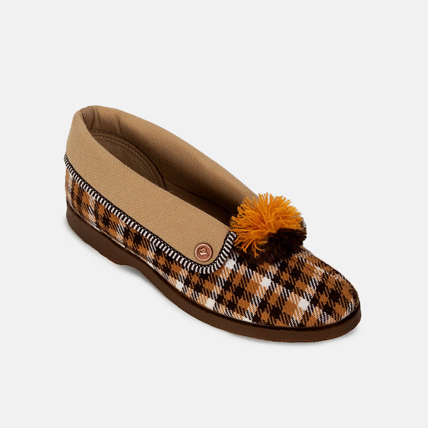 PAPUCHA CASUALES PARA MUJER BATA BEIGE - 5