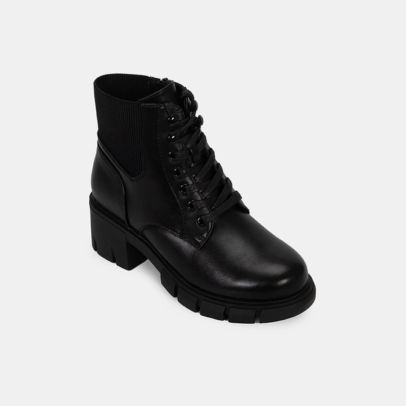 BOTINES CASUALES MUJER BATA NEGRO - 2