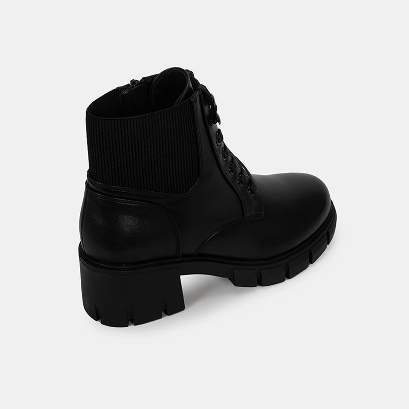 BOTINES CASUALES MUJER BATA NEGRO - 3