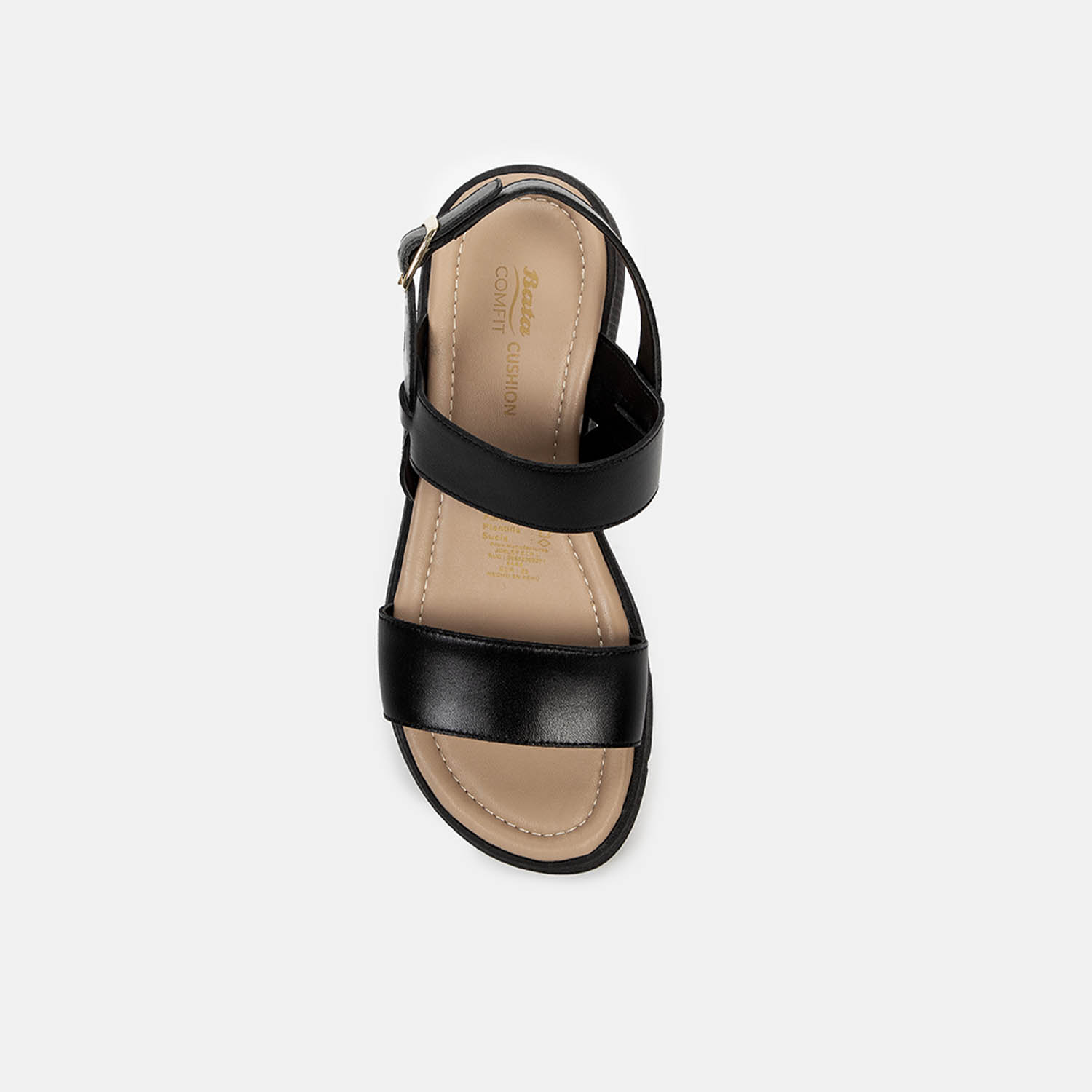 SANDALIAS CASUALES BATA COMFIT NEGRO - 2