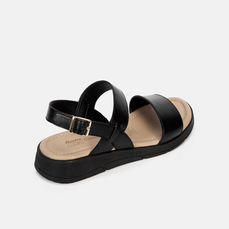 SANDALIAS CASUALES BATA COMFIT NEGRO - 3