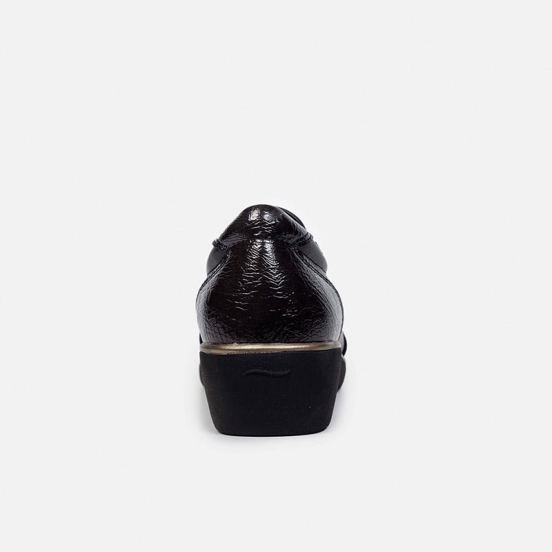 MOCASINES CASUALES  MUJER BATA COMFIT NEGRO - 3