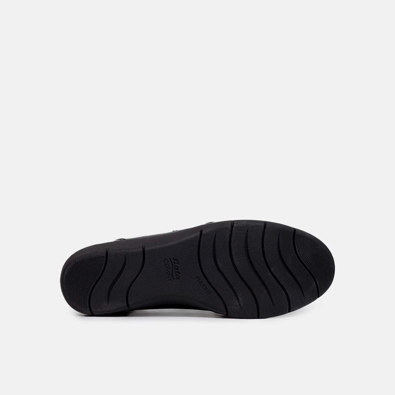 MOCASINES CASUALES  MUJER BATA COMFIT NEGRO - 5
