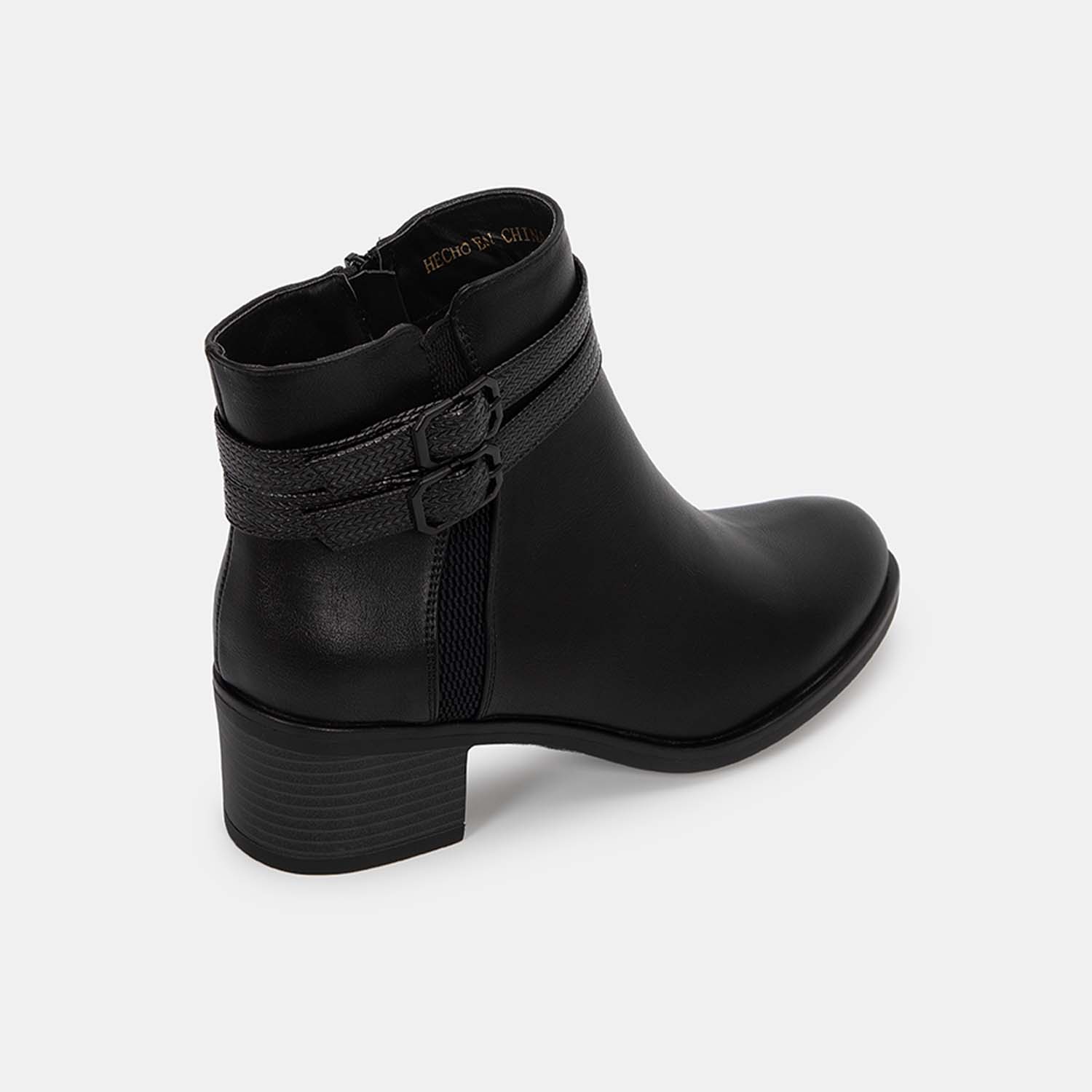 BOTINES CASUALES MUJER BATA NEGRO - 4
