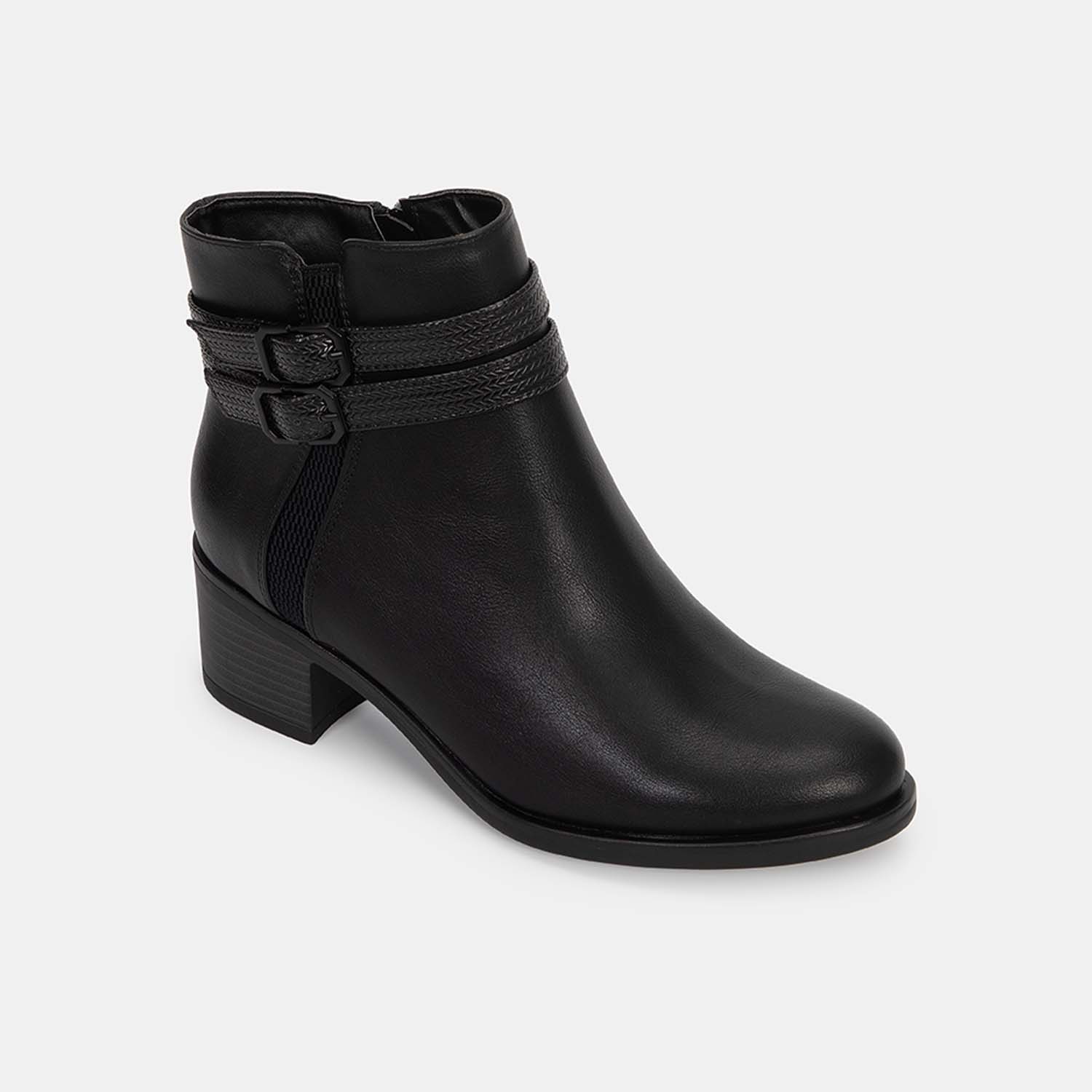 BOTINES CASUALES MUJER BATA NEGRO - 5