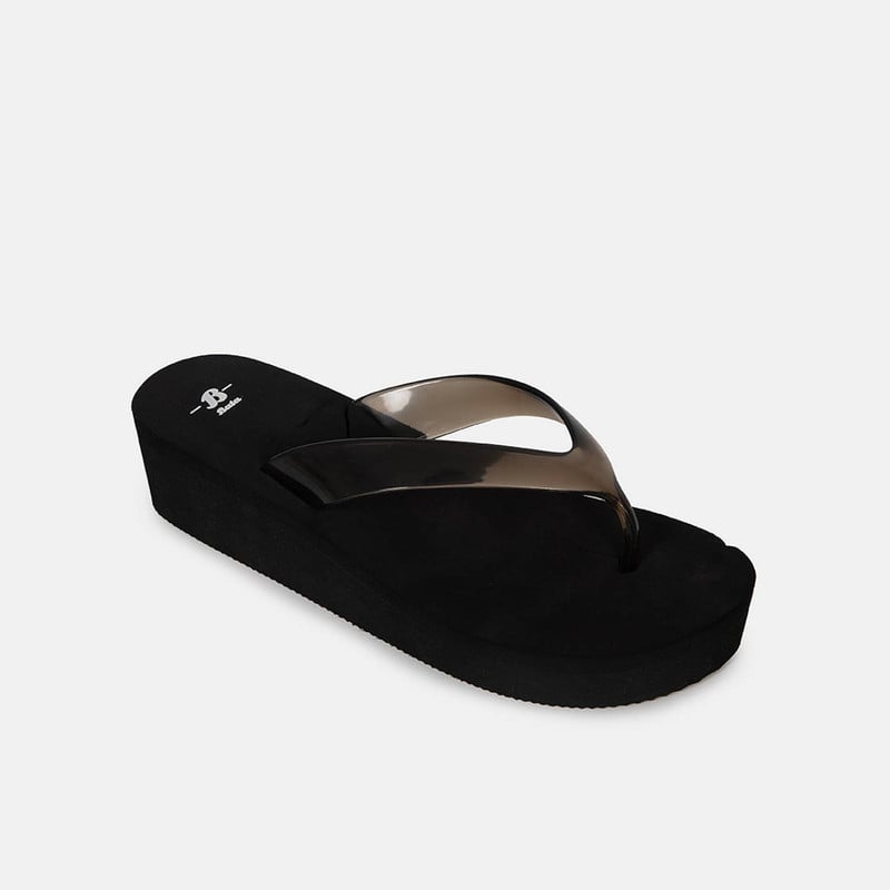 SANDALIAS DE PLAYA MUJER BATA NEGRO - 2