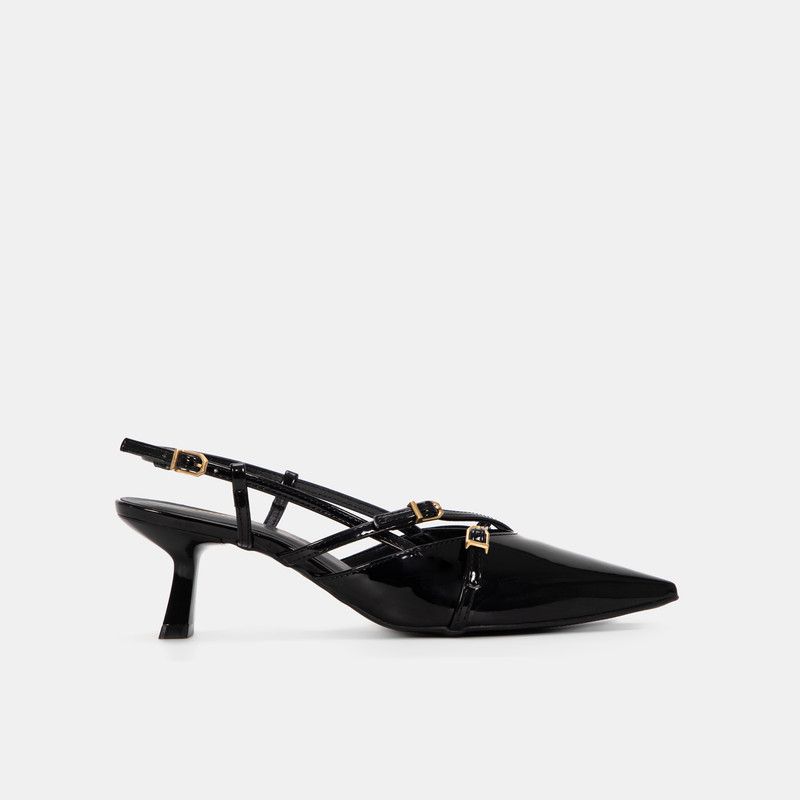 ZAPATOS DE VESTIR  MUJER BATA NEGRO - 1