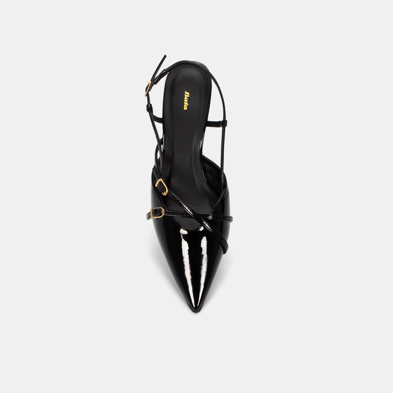 ZAPATOS DE VESTIR  MUJER BATA NEGRO - 4