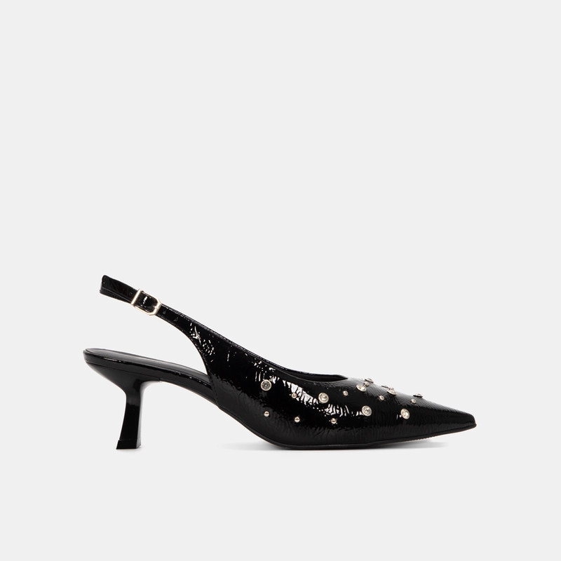 ZAPATOS DE VESTIR  MUJER BATA NEGRO - 1
