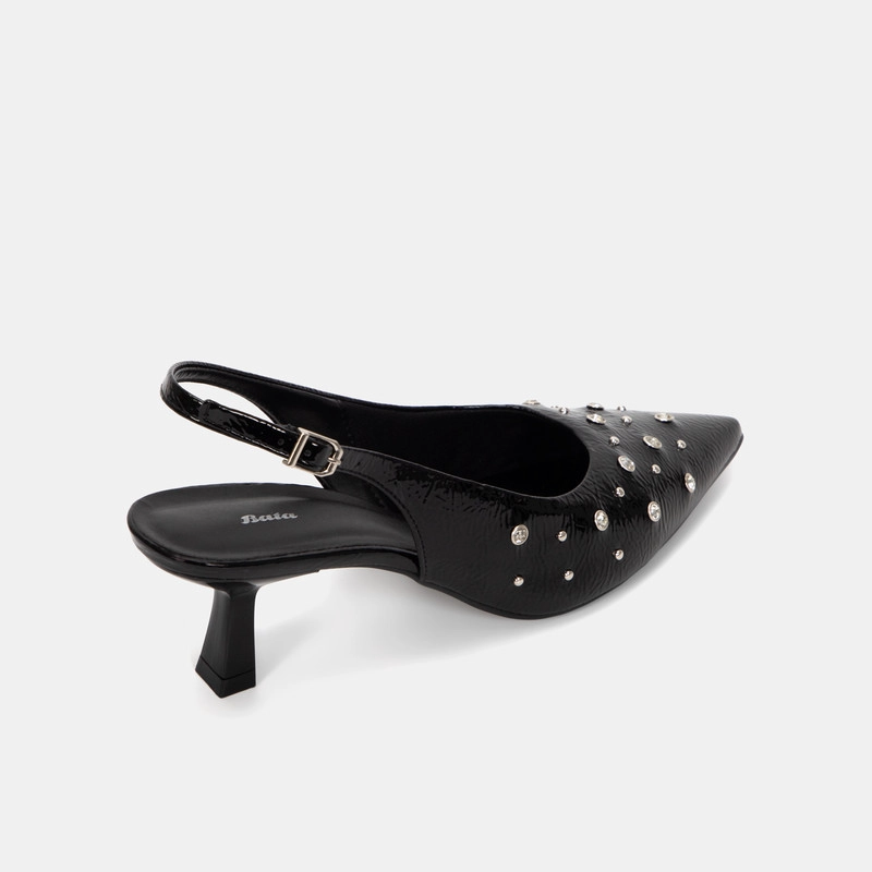 ZAPATOS DE VESTIR  MUJER BATA NEGRO - 3