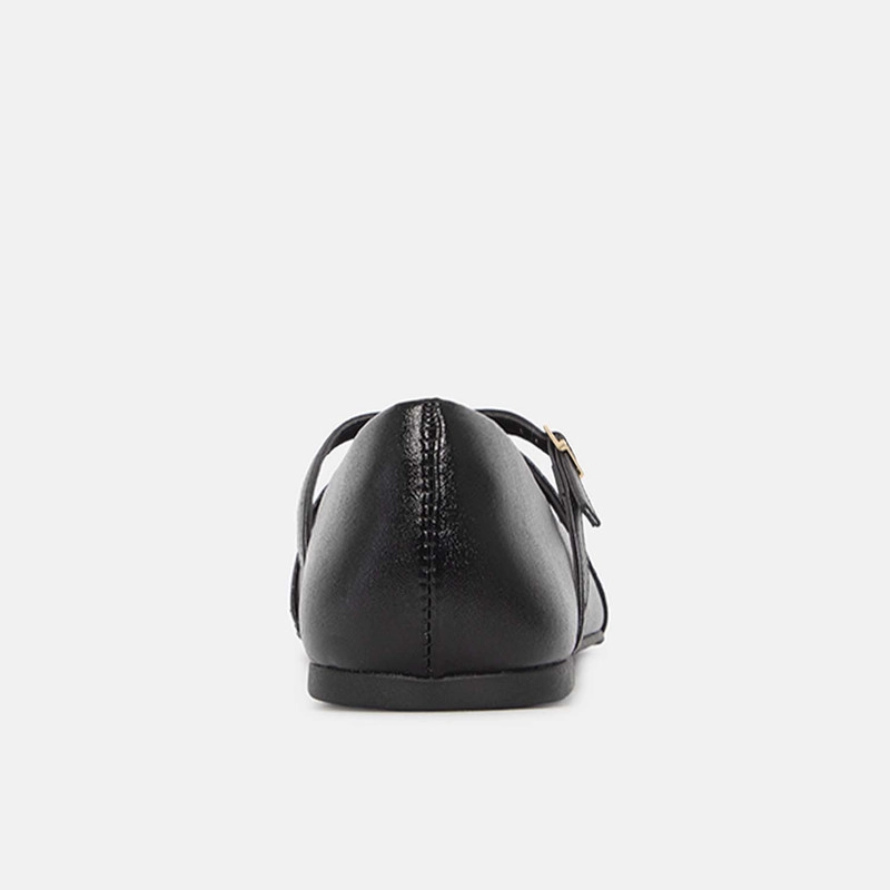 BALLERINAS CASUALES  MUJER BATA NEGRO - 3
