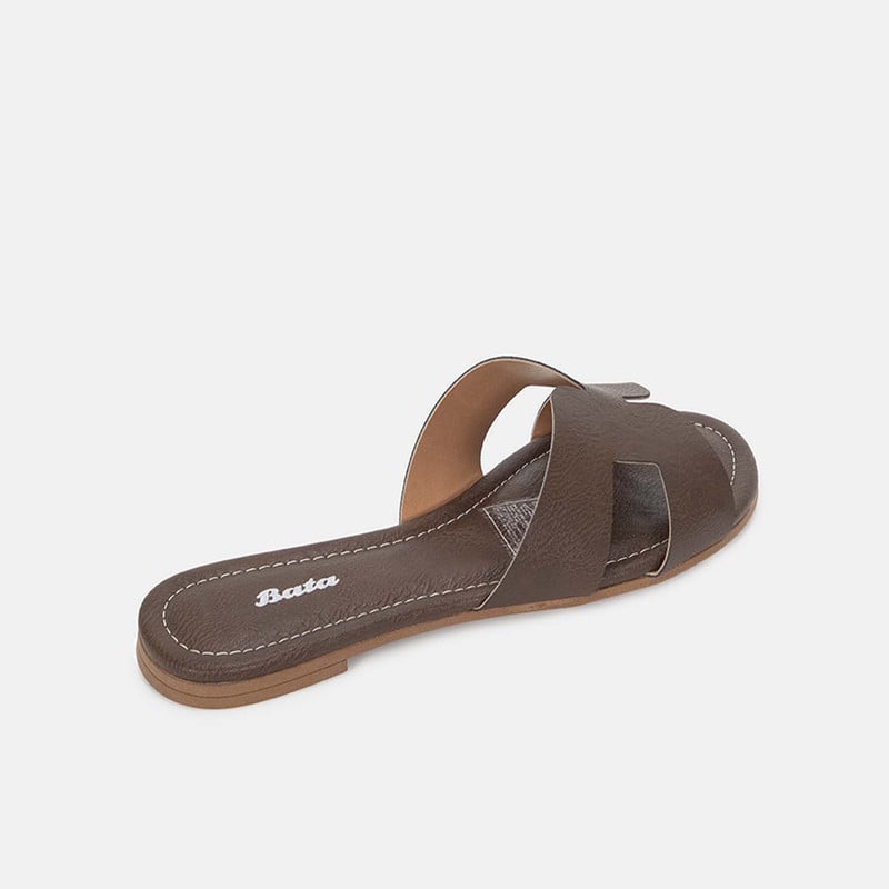 SANDALIAS CASUALES MUJER BATA MARRÓN - 3