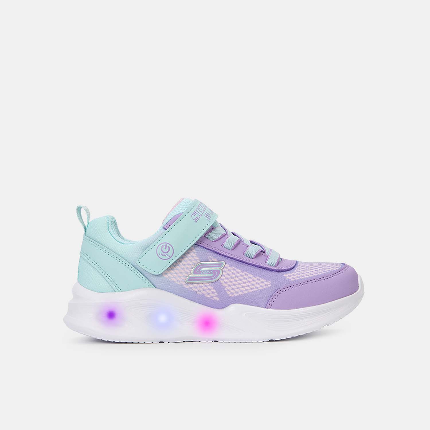 ZAPATILLAS CASUALES NIÑO SKECHERS LILA - 1
