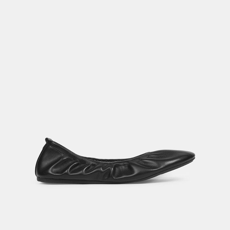 BALLERINAS CASUALES MUJER BATA NEGRO - 1
