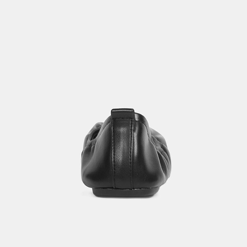 BALLERINAS CASUALES MUJER BATA NEGRO - 4