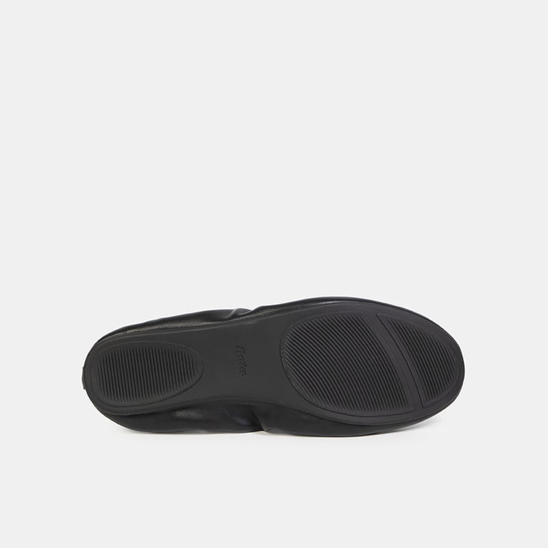 BALLERINAS CASUALES MUJER BATA NEGRO - 5
