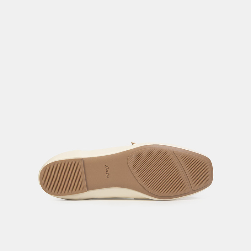 BALLERINAS CASUALES MUJER BATA BLANCO - 5