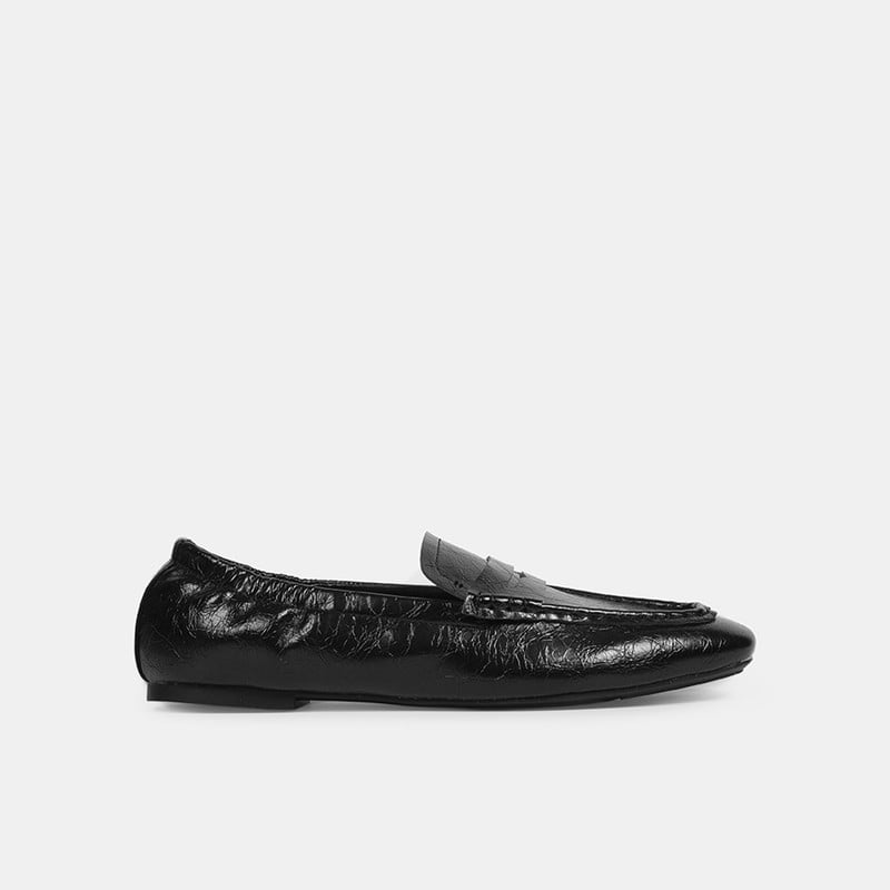BALLERINAS CASUALES MUJER BATA NEGRO - 1