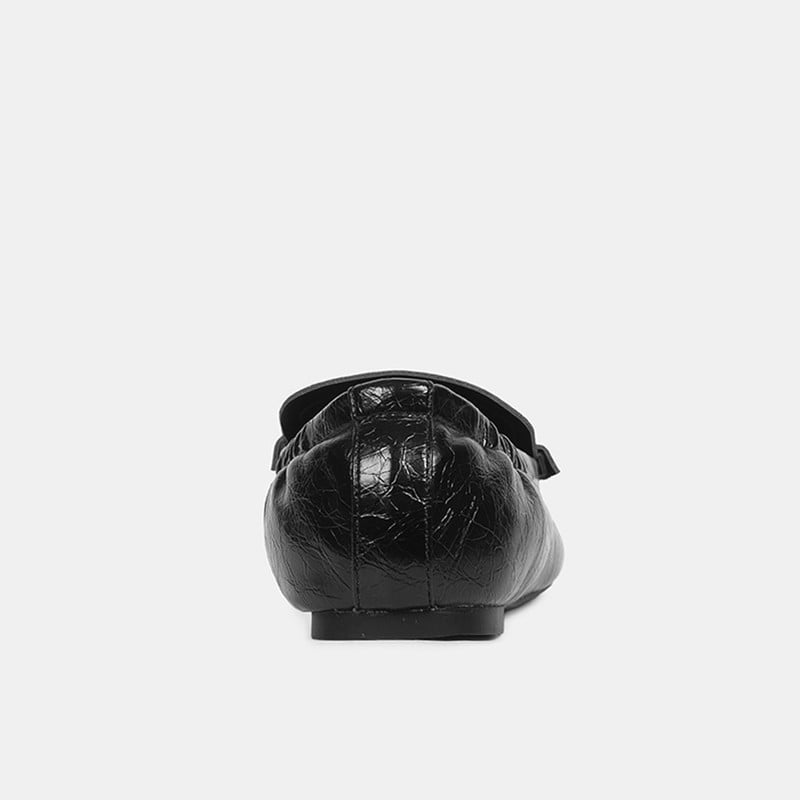 BALLERINAS CASUALES MUJER BATA NEGRO - 3