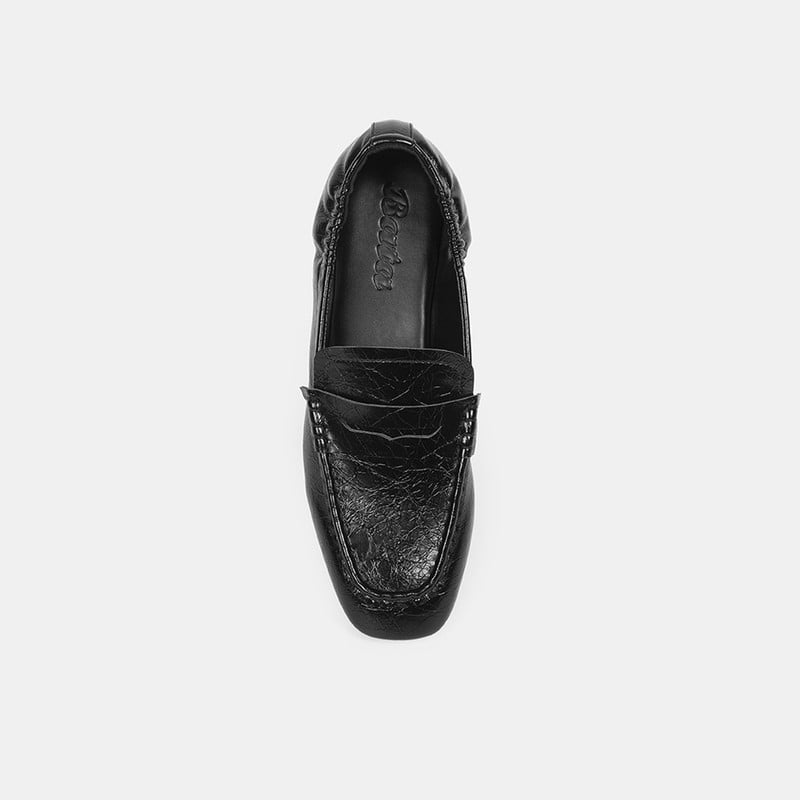 BALLERINAS CASUALES MUJER BATA NEGRO - 4