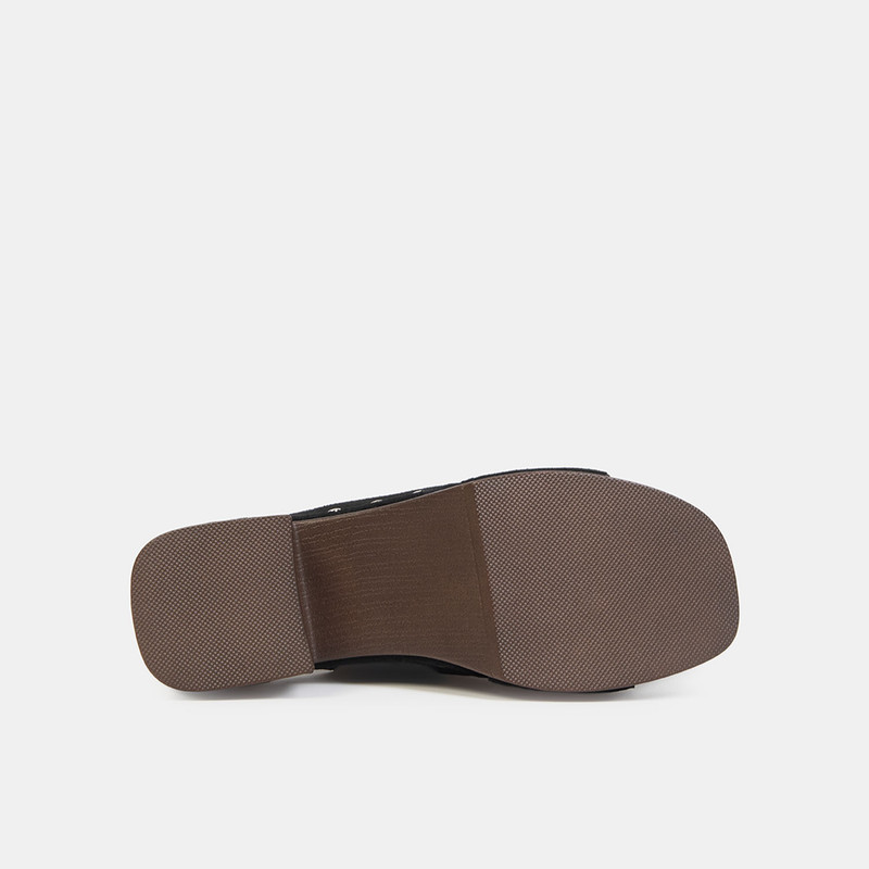 SANDALIAS CASUALES MUJER BATA NEGRO - 5