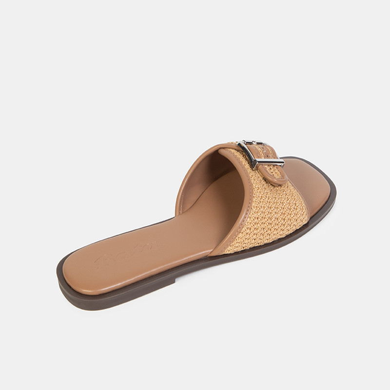 SANDALIAS CASUALES MUJER BATA BEIGE - 3