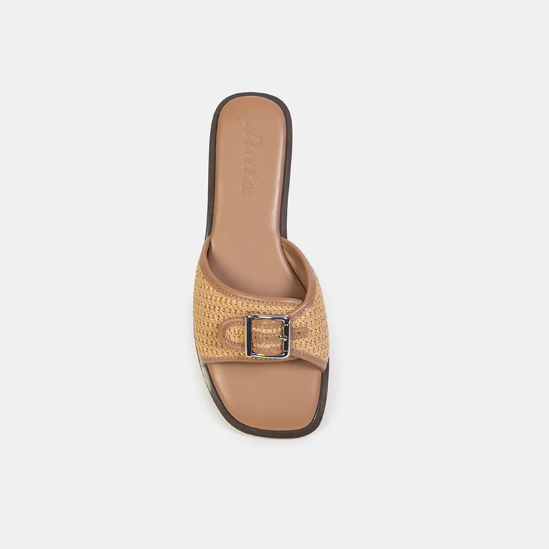 SANDALIAS CASUALES MUJER BATA BEIGE - 5