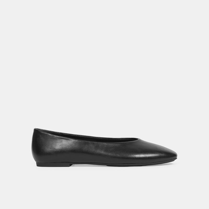BALLERINAS CASUALES MUJER BATA NEGRO - 1